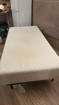 Twin Foam Mattress with Metal Frame