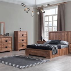 Asya Bedroom 4 Pc Queen Special Price  $150 Extra King Size 