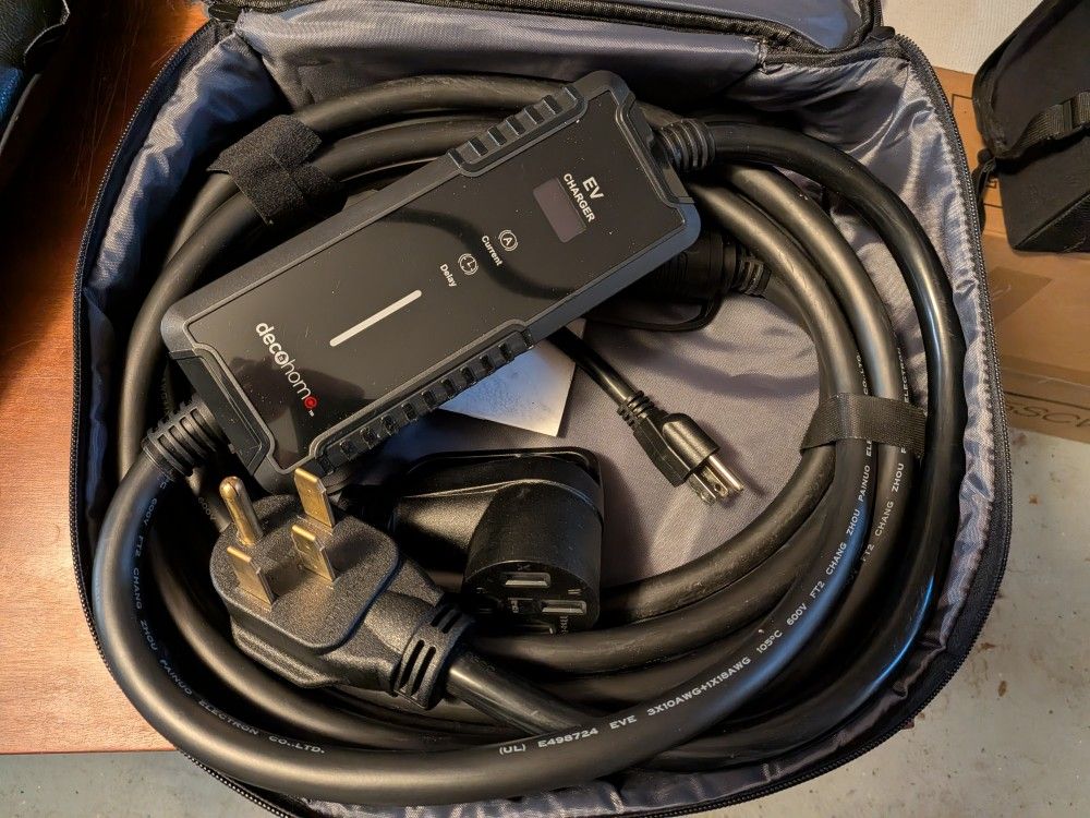 Deco Home Portable Level 2 EV Charger (240V, NEMA 14-50)