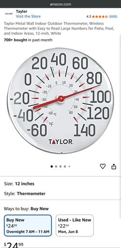 Indoor Outdoor Thermometer