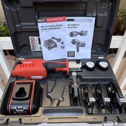 RIDGID 12V ProPress Tool Kit ( Read Description Below )
