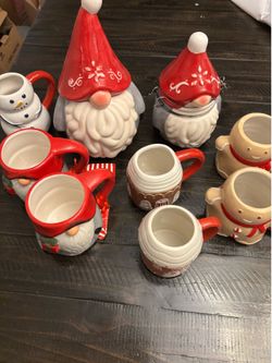 Christmas Gnome Cookie & Mugs
