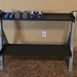 Body-Solid Dual Dumbbell and or Kettlebell Rack