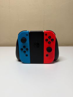 Nintendo Switch Joy-Con Controllers Red & Blue + Official Comfort Grip