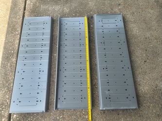 Adrian steel AD series stamped and painted shelves