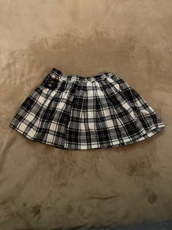 Plaid Pleated skirt