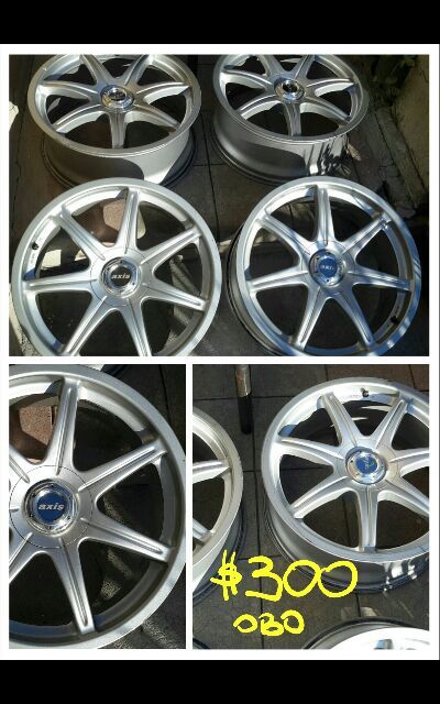 Axis Se7en Seven 19" Wheel Rims MLS Golf Metta Rd VW
