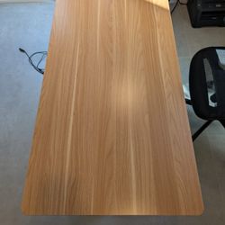 55x28 Maple Standing Desk With Legs 