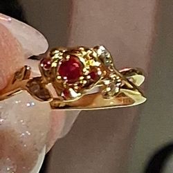 Pandora Disney Authentic Beauty & The Beast Rose Gold Rose Ring Size 7 