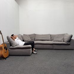50% OFF 🔥 4pc Cloud Couch (Lounge) - Good as new - Can Deliver - Modular Sectional 