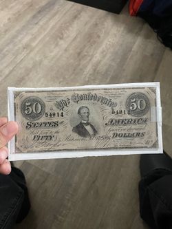 Confederate States Bill 50