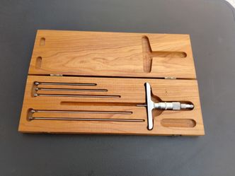 Scherr tumico micrometer depth gauge set tools