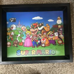 3D Mario Picture Frame For 5