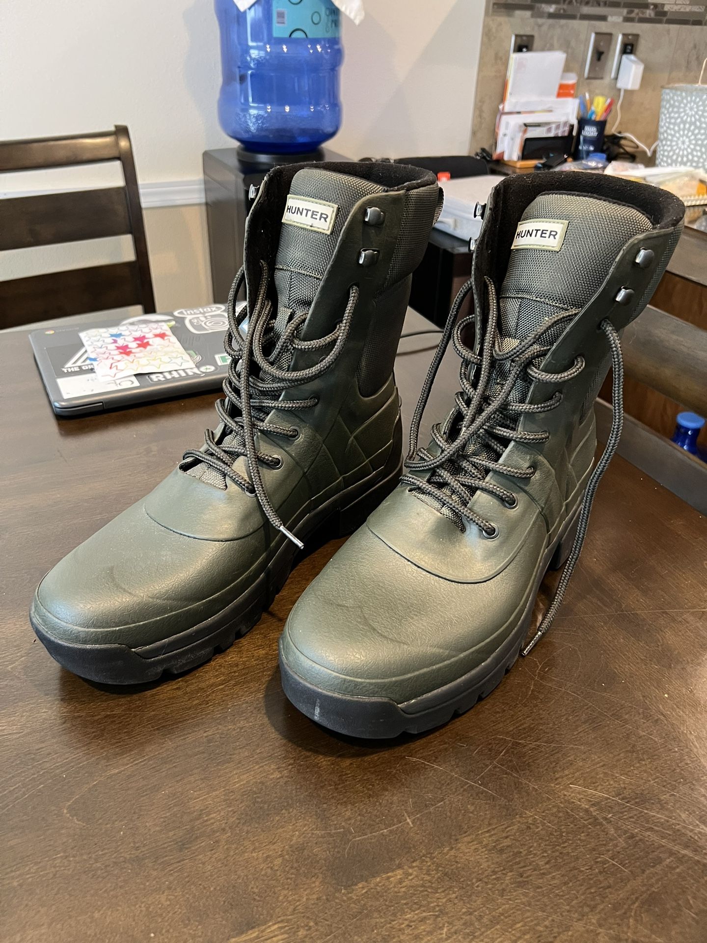 Hunter Combat Boots Men’s Sz 14