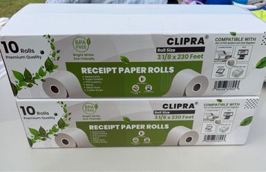 Clipra receipt paper rolls