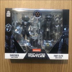 Teenage Mutant Ninja Turtles BST AXN IDW Shredder Foot Elite Comics Shadow 5" RARE NEW IN UNOPENED BOX