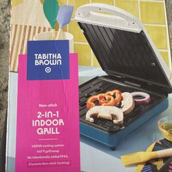 Non Stick Indoor Grill Dark Teal Blue