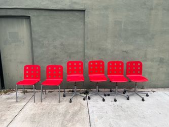 Six chairs