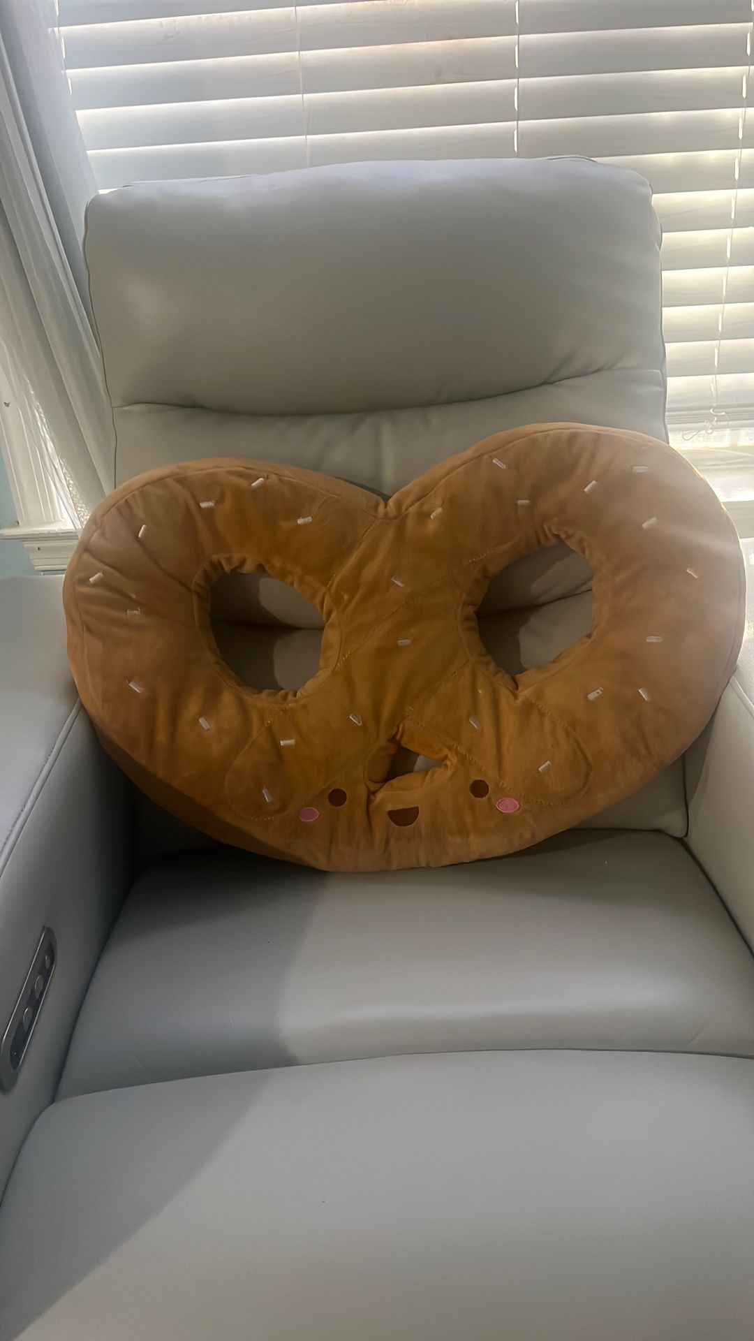 Pretzel pillow