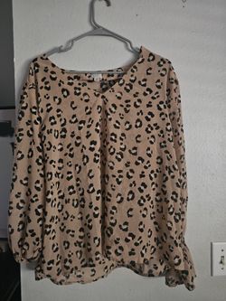Large Leopard Blouse