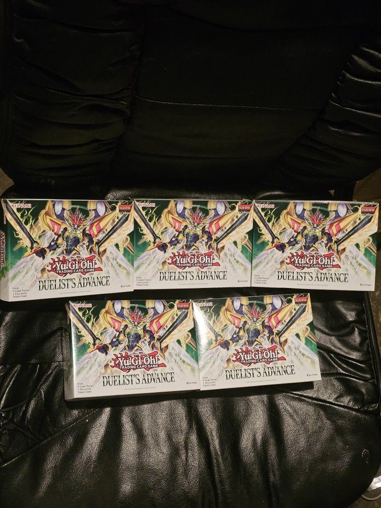Yu-Gi-Oh! Duelist’s Advance Booster Box English FACTORY SEALED 5 Box Lot! Yugioh