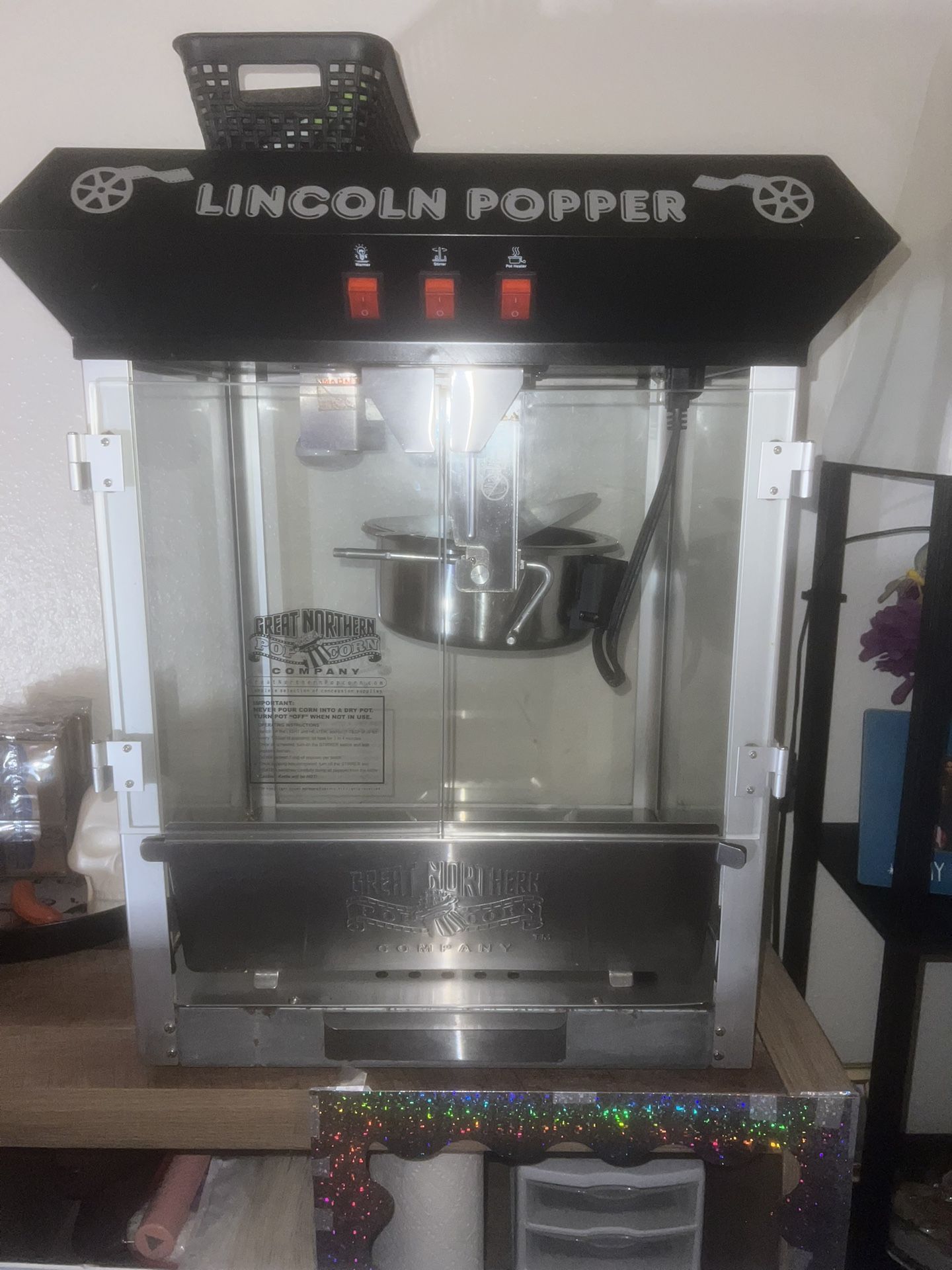 Lincoln Popper Pop Corn Maker