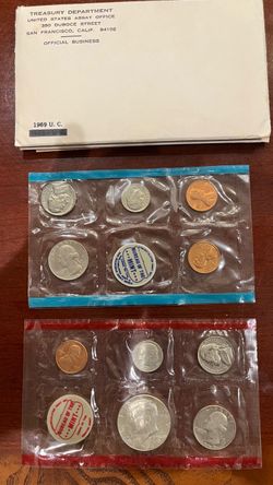 1969 U.S. Uncirculated Coin Set