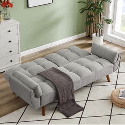 Gray Futon Couch 