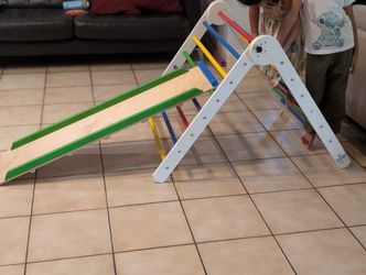 Toddler Climbing Triangle
