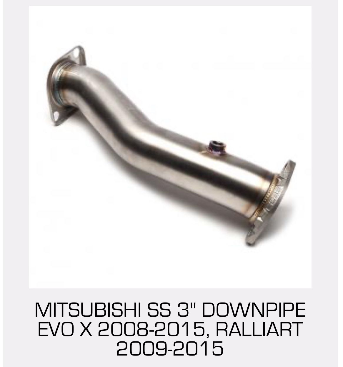 Evo X 3” Downpipe