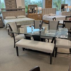 6pc Dining Room Table Set 