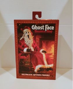 NECA Ultimate Scream Ghost Face , Christmas Santa Ghost Face 7"