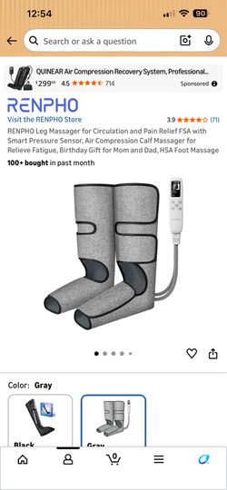 Leg massager for circulation