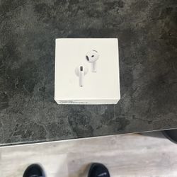 AirPod 4s With Active Noise Cancellation. 