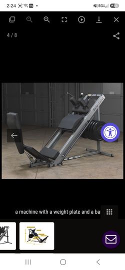 Leg press and Hack squat machine