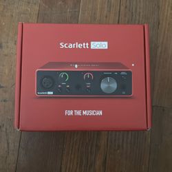 Scarlett Solo Audio Interface 