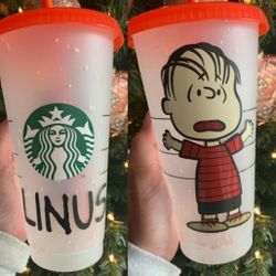 Custom Starbucks Confetti Color Changing Tumbler Cup