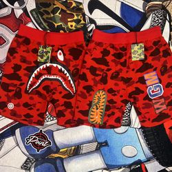 Bathing Red Camo MGM Shorts 