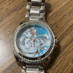 Little Mermaid Ariel Silver Disney Watch