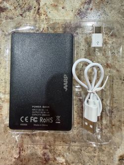 Phone Power Bank to provide extra wattage when not near a power outlet.