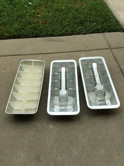 Vintage ice cube trays