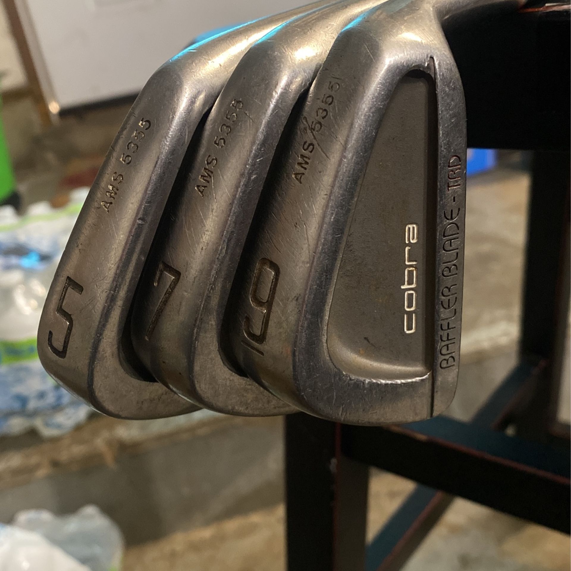 Cobra Baffler Blade AMS 5355 Irons (5, 7, 9)