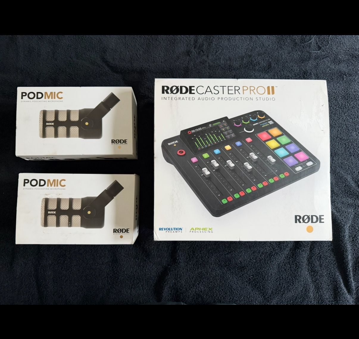 Rode Podcast Caster PRO 2 + Podmic (x2)