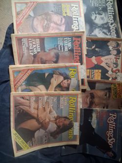 Vintage Rolling Stones magazines from 1978 through 1981 forty magazines in all