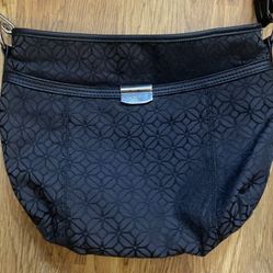 Rosetti Black Shoulder Purse
