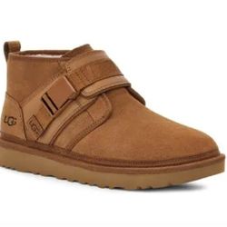 UGG Men's Neumel Snapback Chestnut Brown Suede Boots Booties 