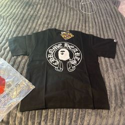 Bape X Chrome Heart tee brand new medium.