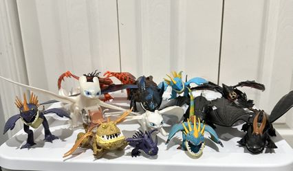 How To Train Your Dragon Figures