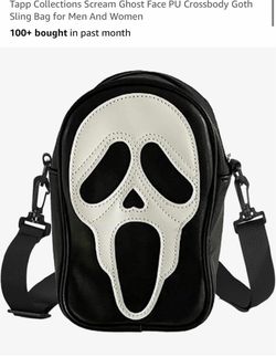 Ghost Face Scream Crossbody Sling Bag