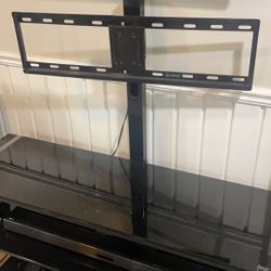 Black Tv stand with built in Mount